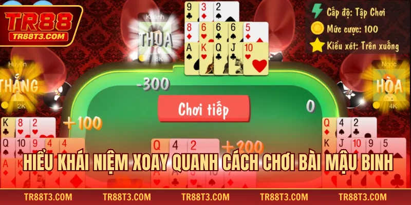 Hiểu khái niệm xoay quanh cách chơi bài mậu binh